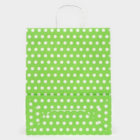 Crafts, green in white peas, 33 x 26 x 12 cm-2