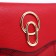 Magneta bag bag, long belt, red color