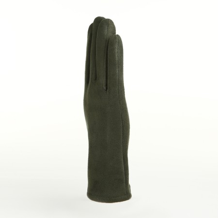 Gloves are female, dimensionless, without insulation, khaki color-1