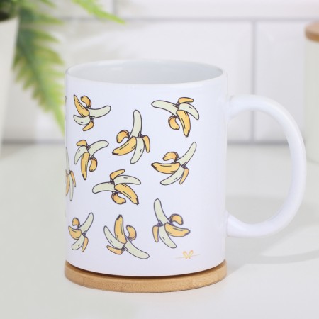 Sublimation mug "bananas", with application-3