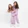 Kids (hoodies, trousers) minku lavender color, height 152 cm