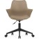 Computer chair Tulin plastic/eco -leather, black/beige 60x60x83 cm