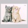 Stick 3D interior cats 29*21cm