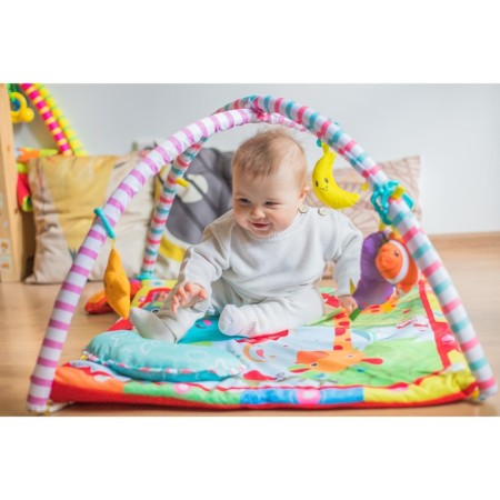 Developing rug with arcs "Elephant and Friends", 5 ele. With music, Baby me-12