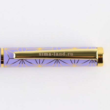 Pen in the tube “Best teacher!”, Metal, blue paste, writing 1 mm node-3