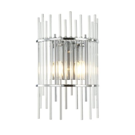 Wall lamp SIA 2XE14 40W, size 25x12.5x39 cm, color chromium