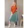 Women's skirt, size 48, green color