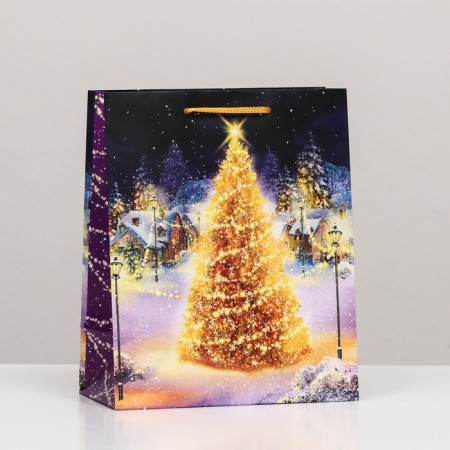 Gift Package "elegant Christmas tree", 18 x 22.3 x 10 cm