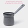 Turk Dolyana “Marble Gray”, 350 ml, D = 8 cm, 19.5 × 8.5 × 12 cm, plastic handle, anti -stick coating, induction, color gray
