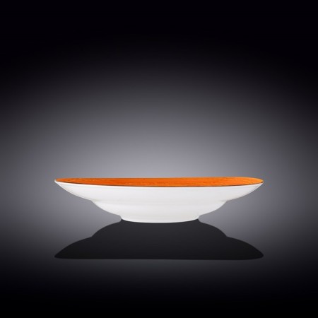 Deep plate Wilmax England Spiral, D = 28.5 cm, 500 ml, Orange color-1