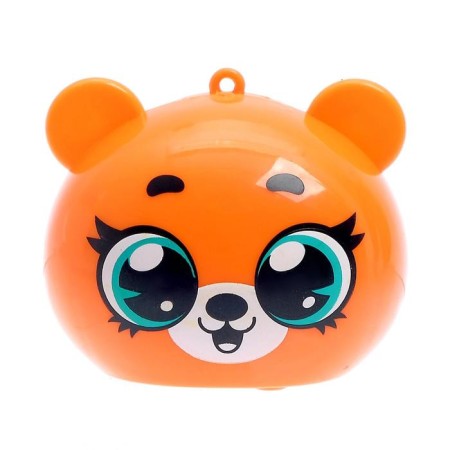 Electronic clock "Bold Bear", Orange color-3