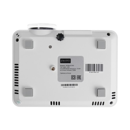 Projector Atom-813W LCD, 2000, 1280x720, lamp resource: 50,000 hours, USB, HDMI-6