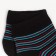 Women's terry socks shortened, black color, size 23-25