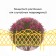 Decorative fence, 36 × 42 cm, plastic, yellow