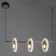 Bayerlux lamp "Imon" 48W LED gold 69x19.5x19.5cm