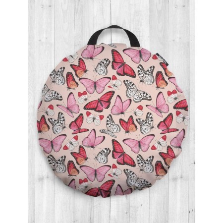 Siddle Pill "Spring butterflies", decorative, D = 52 cm