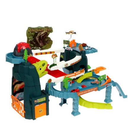 Auto traffic "dinosaur", sound effects, smoke effect-3