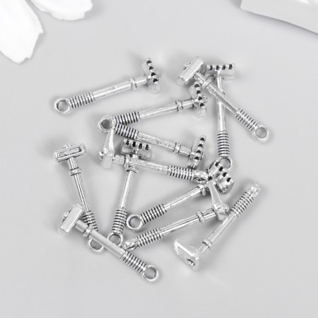 Decor for creativity Metal "Rable" silver 2x0.8 cm-2