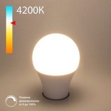 Dimmable Elektrostandard, 60x60x105 mm LED dimmed lamp, 9W, E27, 850LM, 4200K