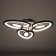 Chandelier 1094/3bk LED 48W 3000-6000k Dimmer black 50x50 cm Bayerlux
