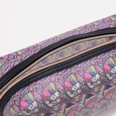 Lightning cosmetic bag, pink color-3