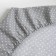 Sheet on the elastic band “Small stars”, size 60x120 cm, color gray color