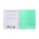 Notebook of 12 sheets in Calligrata "Green", plastic cover, with a multiplication table, OFSET block