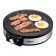 Electric pancake KitFort KT-1678, 1200 W, D = 30 cm, black-silvery
