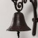 Bell souvenir cast iron "six birds" 21x10x18 cm