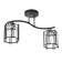 Astril chandelier 2he27 40W Black 45.5x12.5x28.5cm Bayerlux