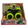 Friction Funky Toys Machine "Fur", with crash effect, 4x4, green color