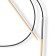 Circular knitting needles, bamboo, 2.5 mm/80cm, 1 pc