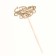 Topper "Happy Birthday with Tinus" on the suspension, gold, 13 × 9.5 cm give beautifully