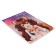 Notepad A5, 40 sheets in the cage on the paper clip "fashionable", covered cardboard, block offset, mix