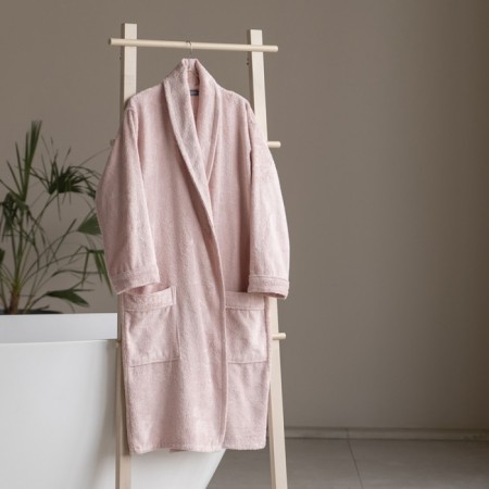 Tao robe, size XL, gray-pink color-4