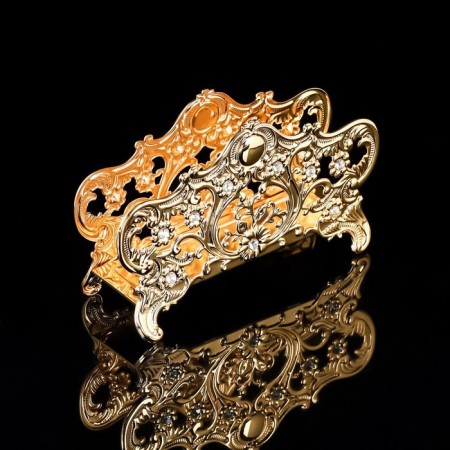Napkin, 12 x 4.5 x 7 cm, with crystals-1