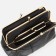 Cosmetic bag, 3 departments, outer pocket, black color