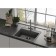 Kitchen Quartz -quartz Ulgran quartz Forte 580, 580x500 mm, color 05 concrete
