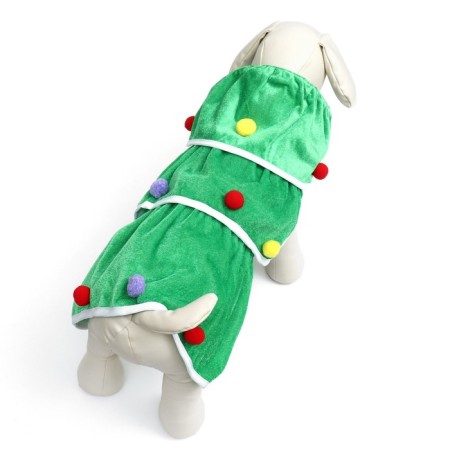 Animal costume "Christmas tree", size S (ds 30, og 35 cm) green-2
