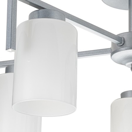 The lamp on the ESCADA rod, 1142/5p Silver. 5x60W, E27, 600x600x275 mm, silver color-3