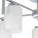 The lamp on the ESCADA rod, 1142/5p Silver. 5x60W, E27, 600x600x275 mm, silver color