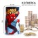 Metal piggy bank, 6.5 cm x 6.5 cm x 12 cm "The coolest", Spider-Man