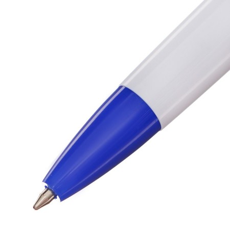 Handle Automatic Ballic Calligrata, 1.0mm, clip 1 x 5cm, under the logo, white body with blue, blue rod-2
