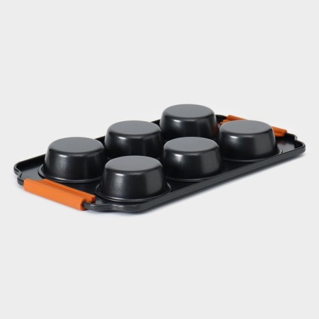 Magistro baking form "French Bakery. Circle ", 30.5 × 18 × 3 cm, 6 cells, anti -stick coating-4