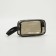 Cosmetic bag with lightning, black/transparent color