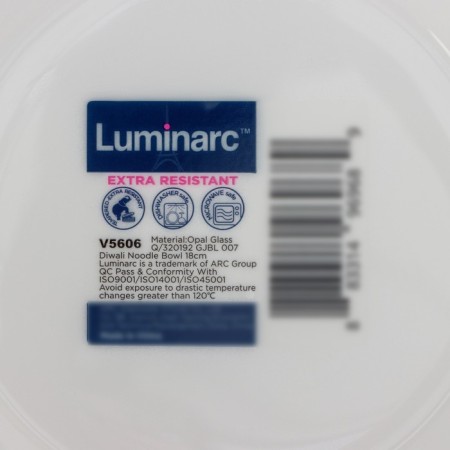 A set of bowls Luminarc Everyday, D = 18 cm, glass ceramic, 6 pcs, white color-5