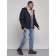 Sports Bologna male winter, size 48, dark blue color