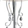 Freya FR20-TL-01-CH SIMONE, 280x280x559 mm desktop lamp, E14, 1x40W, chromium color