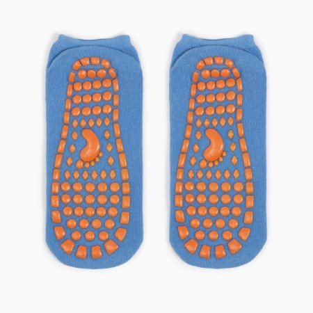 Women's socks anti-slip, blue color, size 23-25 ​​(36-40)-2
