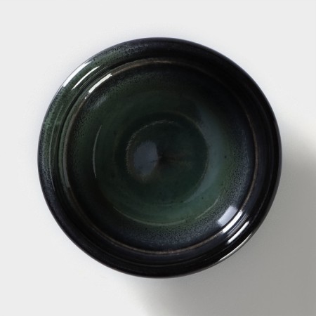 Porcelain saucer Verde Notte, 30 ml, d = 6 cm-1